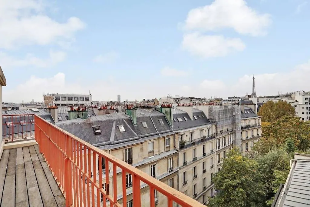 アパート Penthouse Champs Elysees, Vue Sur Tout Paris Et La Tour Eiffel